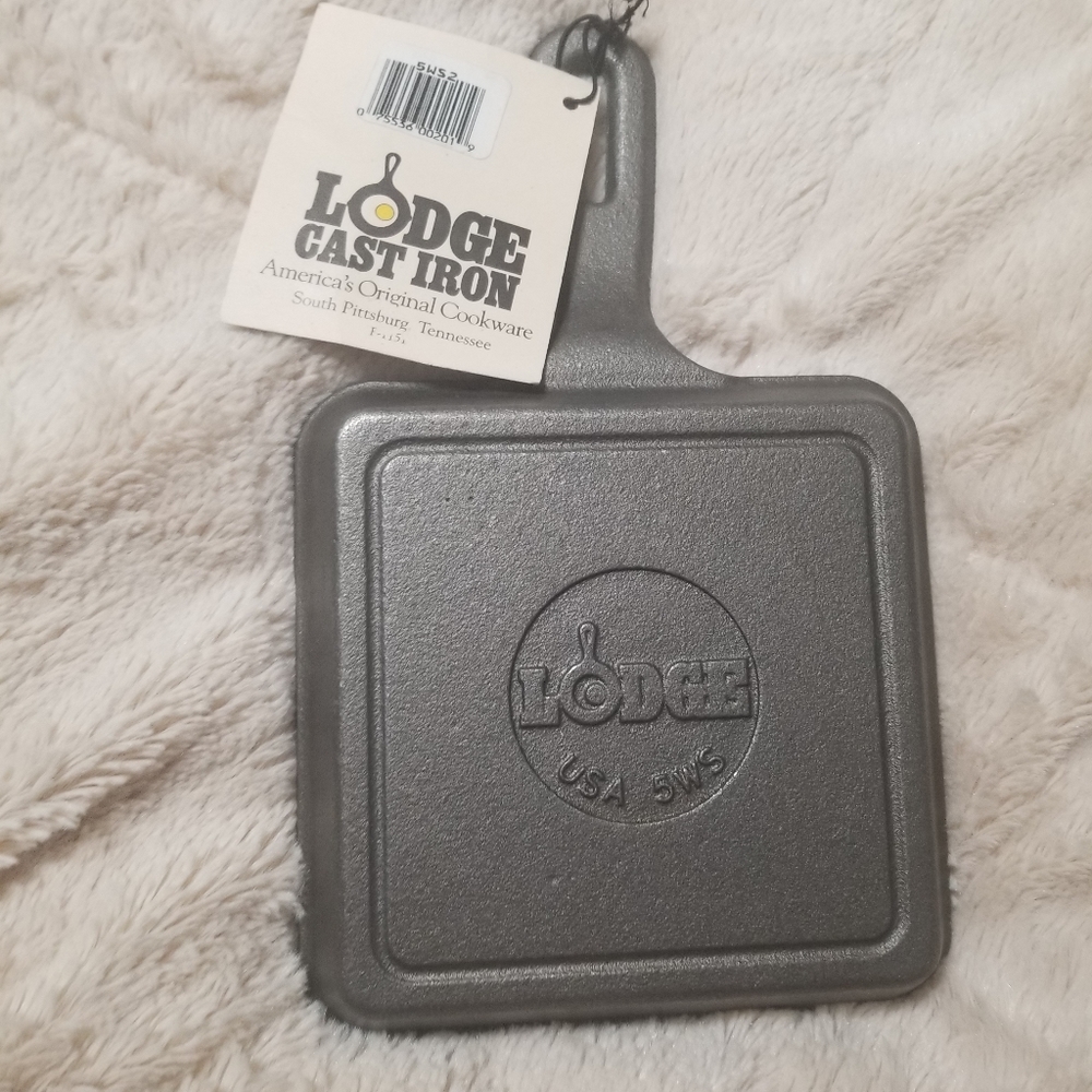 Lodge Cast Iron Square Skillet, USA 5WS, 5" NEW